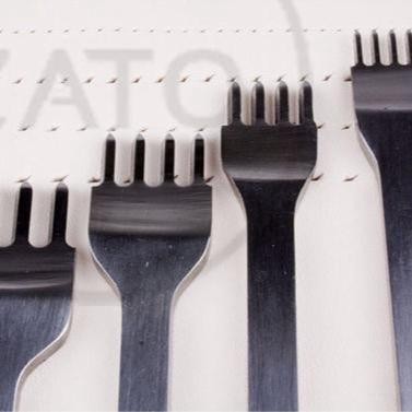 

AT Stitching hole punch 1set isi 4 pcs prong pelubang kulit leather tool