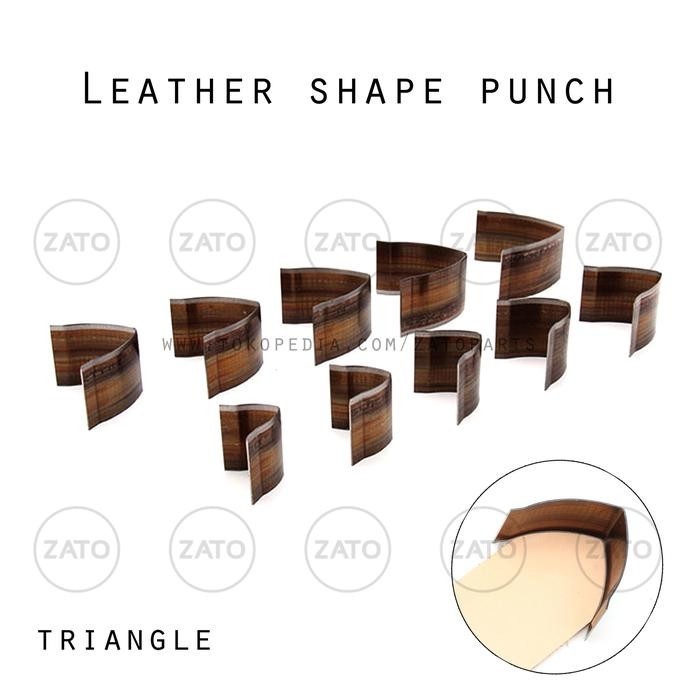 

AT Triangle shape Leather shape punch set - pisau pon - leather tools