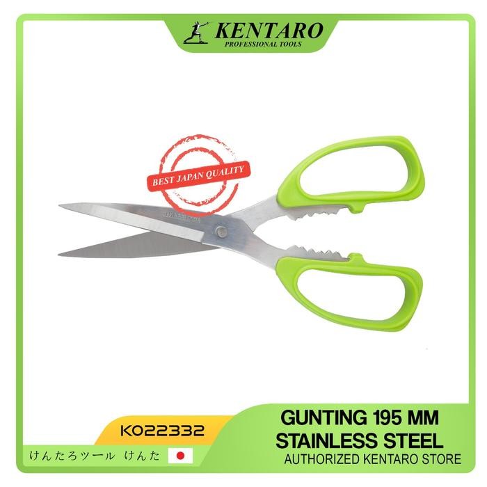 

AT GUNTING SCISSOR 195MM STAINLESS STEEL TAJAM KENTARO TOOLS JAPAN QUALIT