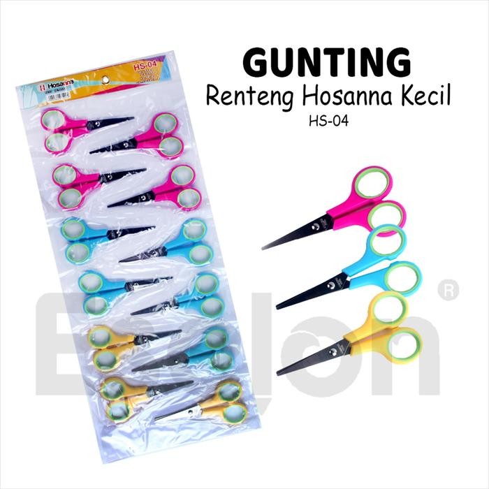

AT 12pcs Gunting Hosanna / 1 Renteng Gunting Warna Hosanna