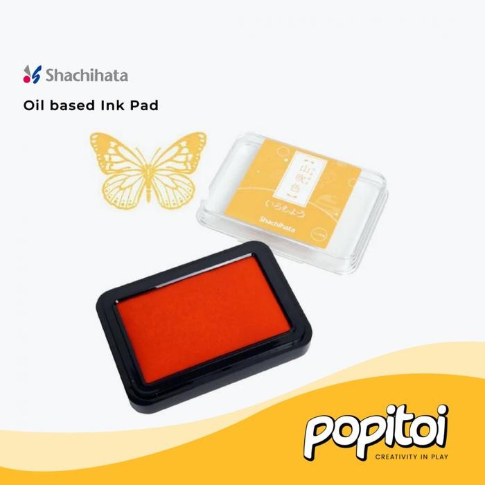 

AT Shachihata HAC-1 Iromoyo Sumiiro Oil Based Color Ink Pad 63x40 mm Stempel Pad Warna Warni