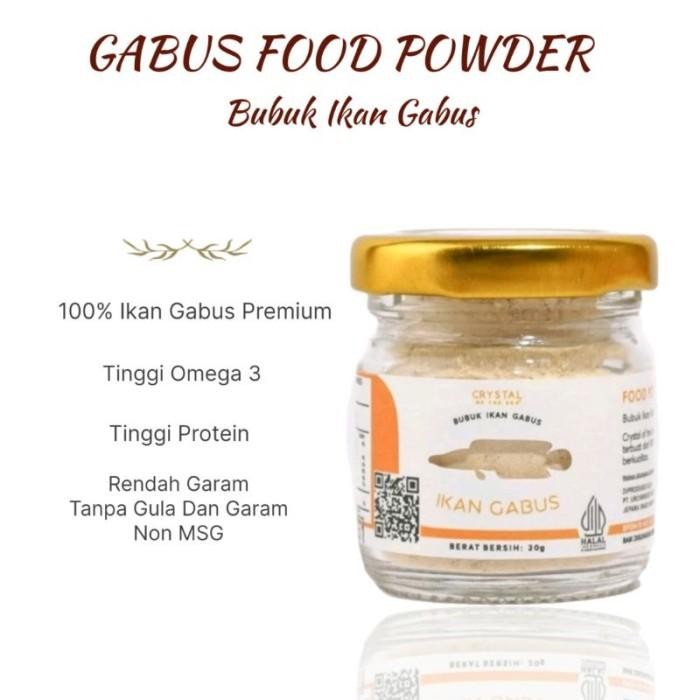 

(Expert) Crystal Of The Sea Gabus Food Powder 20g/Bubuk Ikan Gabus /Kaldu MPASI