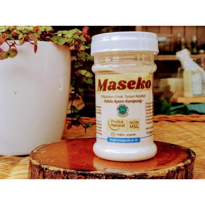 

(Expert) Maseko Kaldu Ayam Kampung tanpa MSG (botol 100gr) - Lingkar Organik