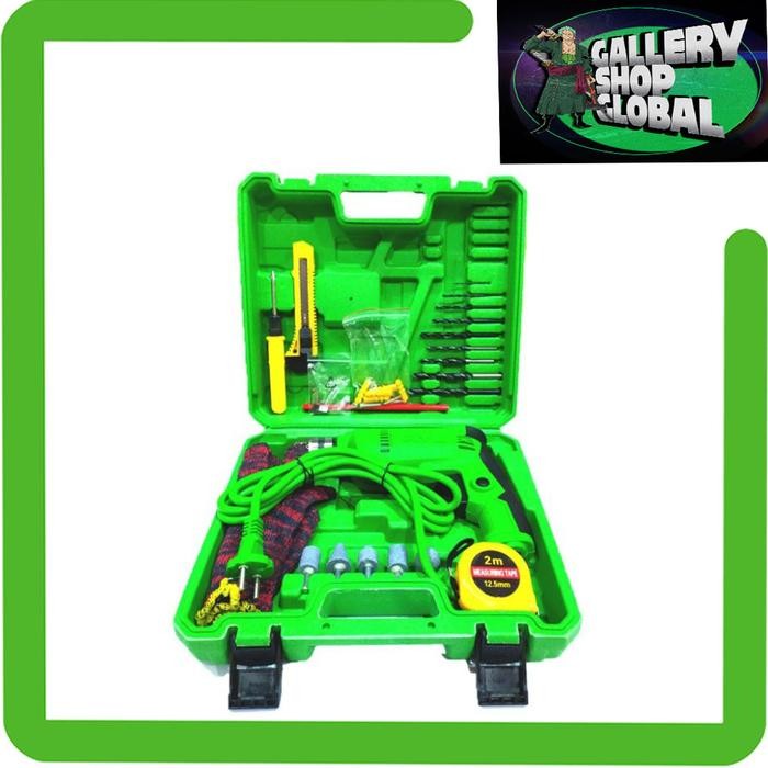 TEKIRO RYU Mesin bor listrik 10 mm set koper 22 pcs RDR 10 - 3 REB