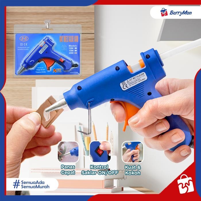 

AT Pistol Lem Tembak SAKLAR ON/OFF - Hot Melt Glue Gun