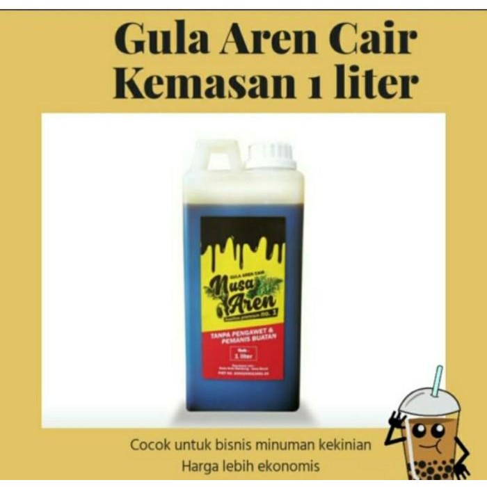 

(Expert) GULA AREN CAIR NUSA AREN Brown Sugar 1 liter 1.3kg