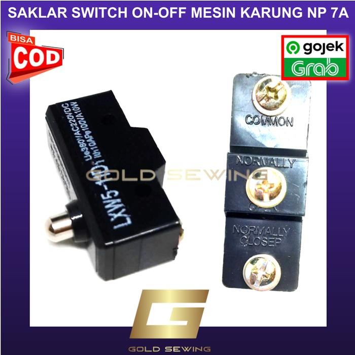 

AT Switch / Saklar On-Off Mesin Jahit Karung Newlong NP-7A NP7A - GOLD