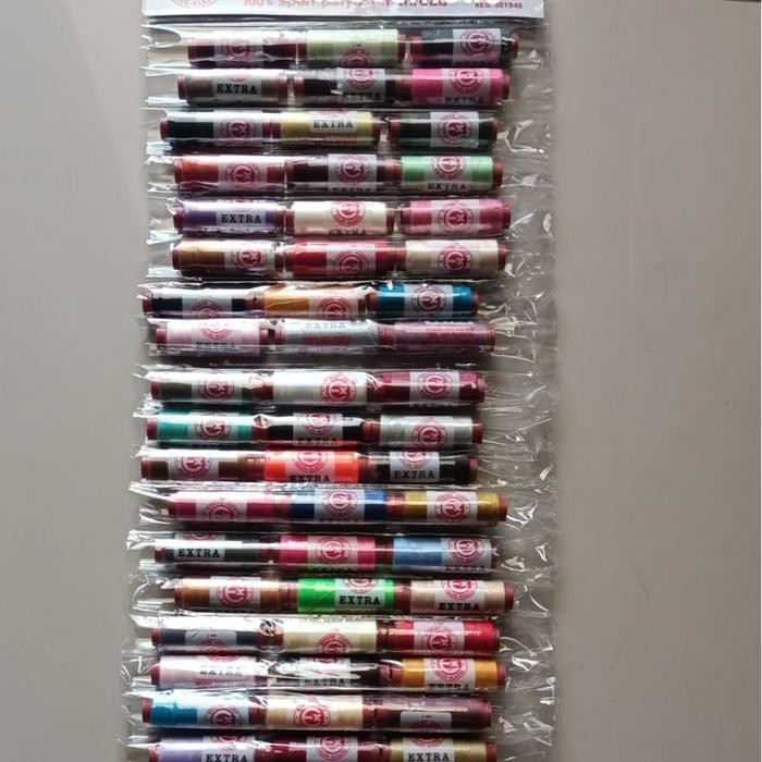 

AT BENANG JAHIT EXTRA / BENANG JAHIT BAJU 160YARDS RENTENG 72PC