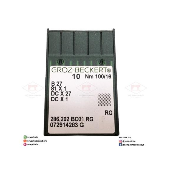 

AT DC x 1 Groz Beckert jarum mesin jahit high speed obras neci industri