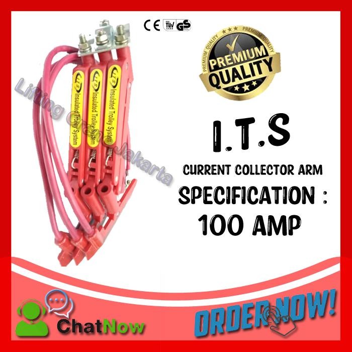 Terhemat Collector Arm / Current Collector Its 3In1 100 Ampere