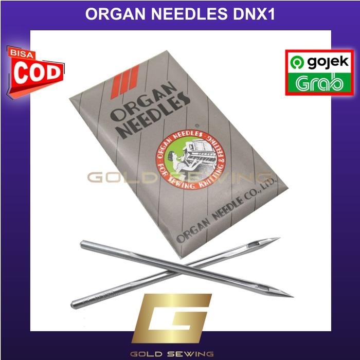 

AT Jarum ORGAN DN x 1 DNx1 ORI Japan Needle Mesin Jahit Karung - GOLD