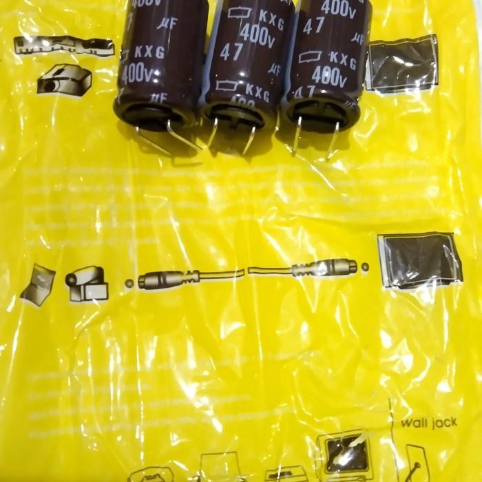 ELCO 47UF 400V bagus/ELCO 47UF 400V bagus masih ready