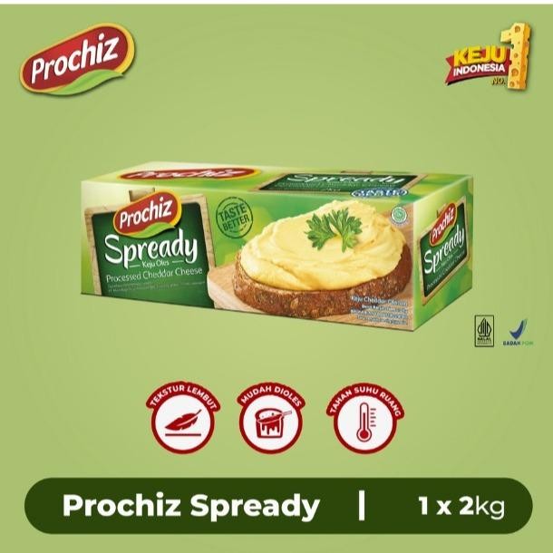 

(Expert) Keju Prochiz Spready 2kg - keju
