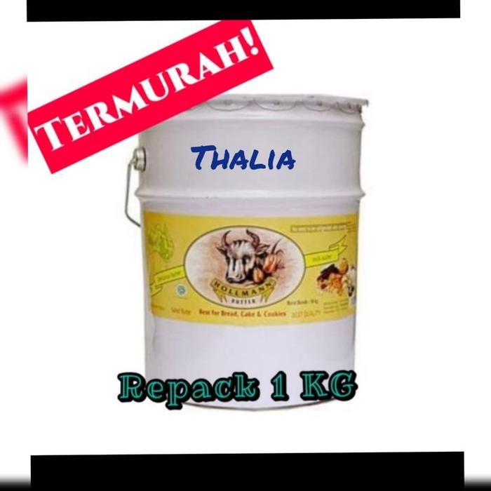 

(Expert) HOLLMAN BUTTER SUSU ECER 1KG DALAM KEMASAN, BUTTER CAMPURAN ADONAN, KHUSUS T KURIR