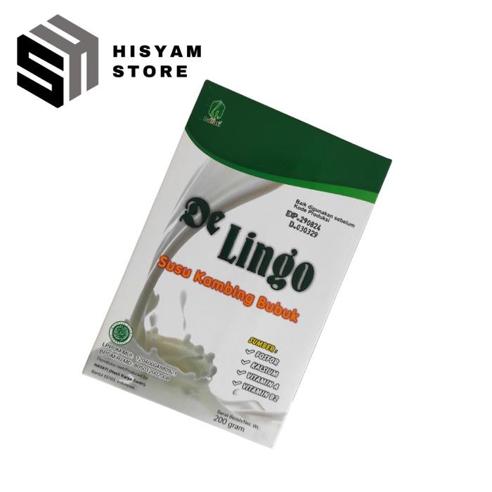

(Expert) De'Lingo Susu Kambing Bubuk 80% Kualitas Tebaik Kemasan 200 Gram