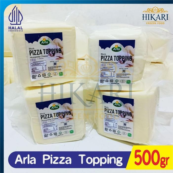 

(Expert) Keju Mozzarella Arla - Arla Pizza Topping Mozzarella - 500gr Repack - Halal
