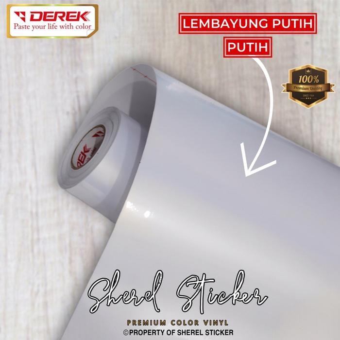 (Expert) skotlet motor lembayung putih sticker scotlite putih lembayung mutiara putih lembayung biru