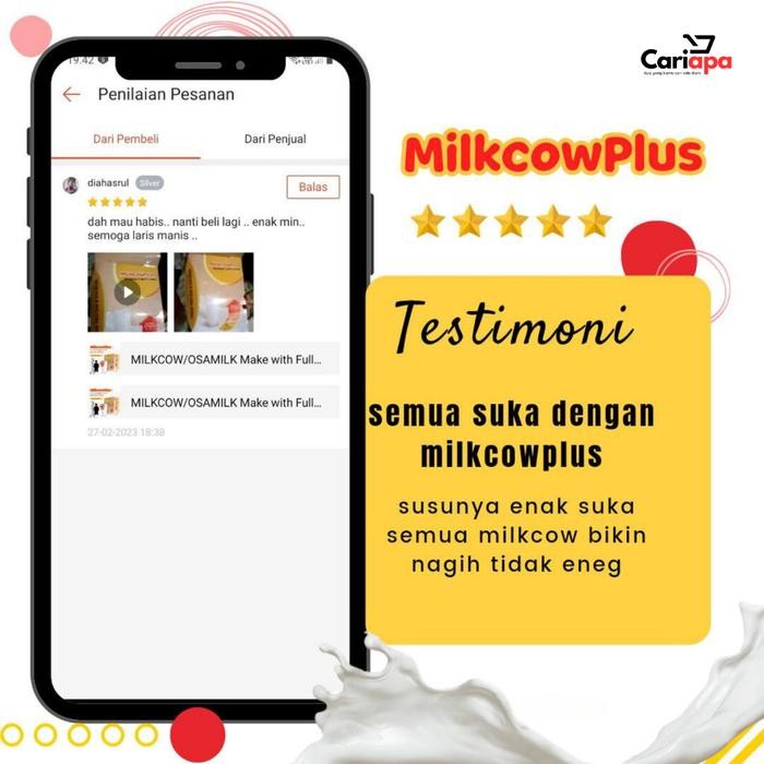 

(Expert) Susu MILKCOWPLUS Penggemuk Dan Peninggi Badan Penambah Nafsu Makan 500 gram