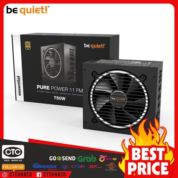 Power Supply be quietPURE POWER 11 750W FM - Fully Modular 80+ Gold