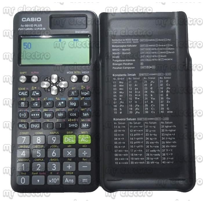 

KALKULATOR SCIENTIFIC CASIO FX 991 ID PLUS ORIGINAL - ILMIAH - SAINS