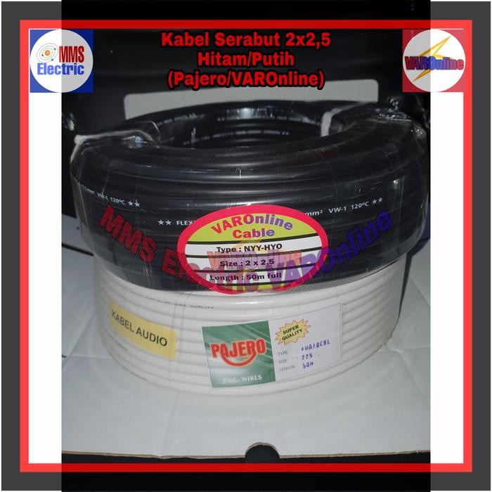 Kabel Serabut 2x2,5x50m Pajero