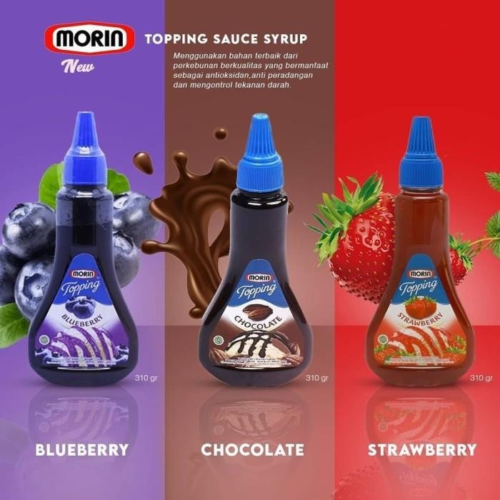 

(Expert) MORIN Topping 310gr Blueberry Strawberry - Caramel Chocolate