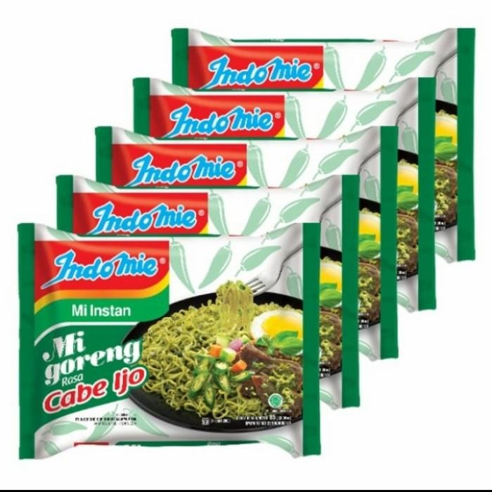 

(Expert) Indomie goreng cabe ijo 5x85gr