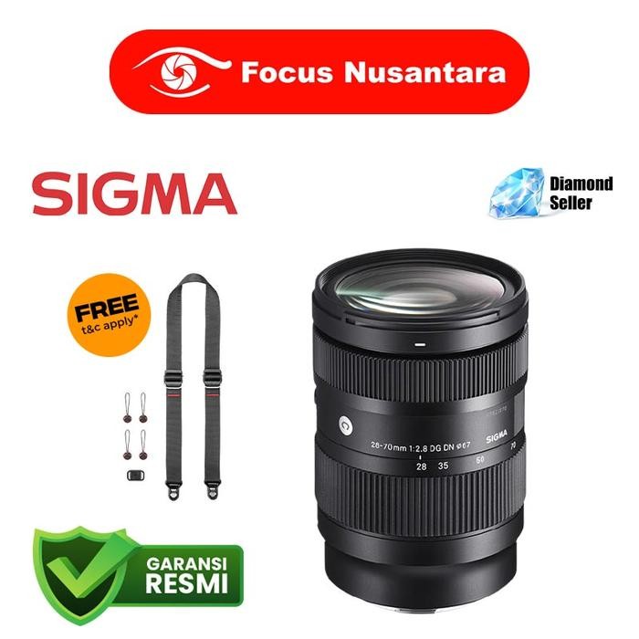 SIGMA 28-70mm f/2.8 DG DN (C) for Sony E-mount Lensa kamera Sigma 28-70mm f2.8 GARANSI RESMI