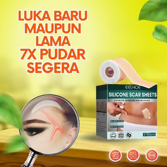 SILLICONE KELO PATCH - Solusi bebas keloid tahunan patch keloid & plaster keloid bebas operasi ampuh