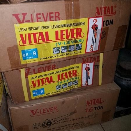 Banyak Dicari Lever Block Vital 1.6 Ton 1.5 M / V-Lever Chain Block Vital Type