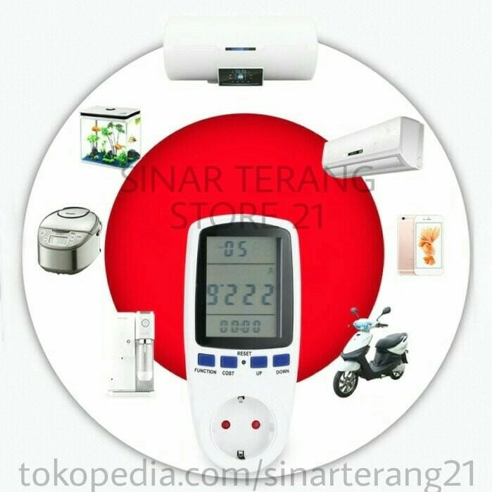 ALAT UKUR KWH WATT VOLT AMPERE METER AC DIGITAL DAYA BIAYA LISTRIK PLN TERMURAH