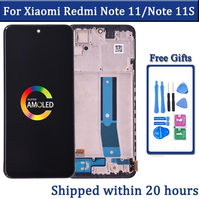 AMOLED For Xiaomi Redmi Note 11 LCD Display Note 11 2201117TG Scr