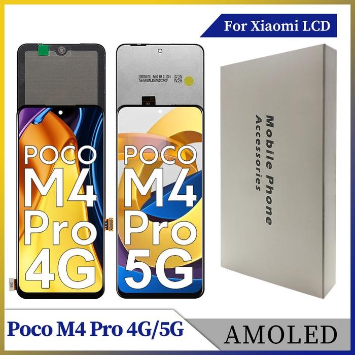 AMOLED M4 Pro 4G LCD For Xiaomi Poco M4 Pro 5G LCD 2201117PI Disp