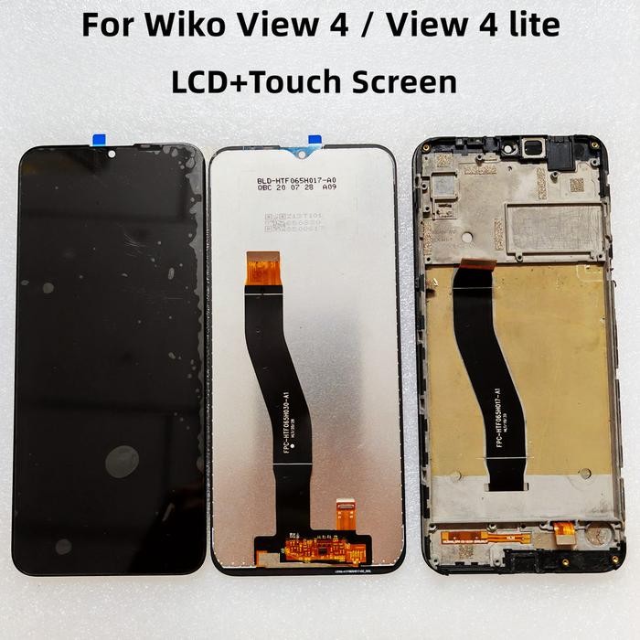 For Wiko View 4 LCDTouch screen Digitizer with frame Wiko View 4