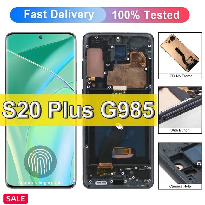 S20 Plus lcd G985F G985FDS AMOLED lcd For Samsung Galaxy S20 Plu