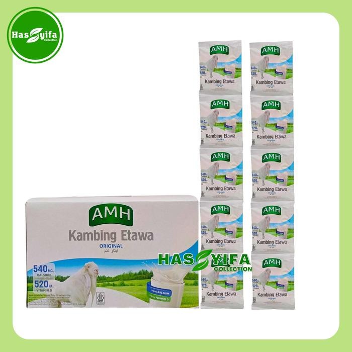 

New AMH Susu Kambing Etawa Rasa Original Isi 10 Sachet