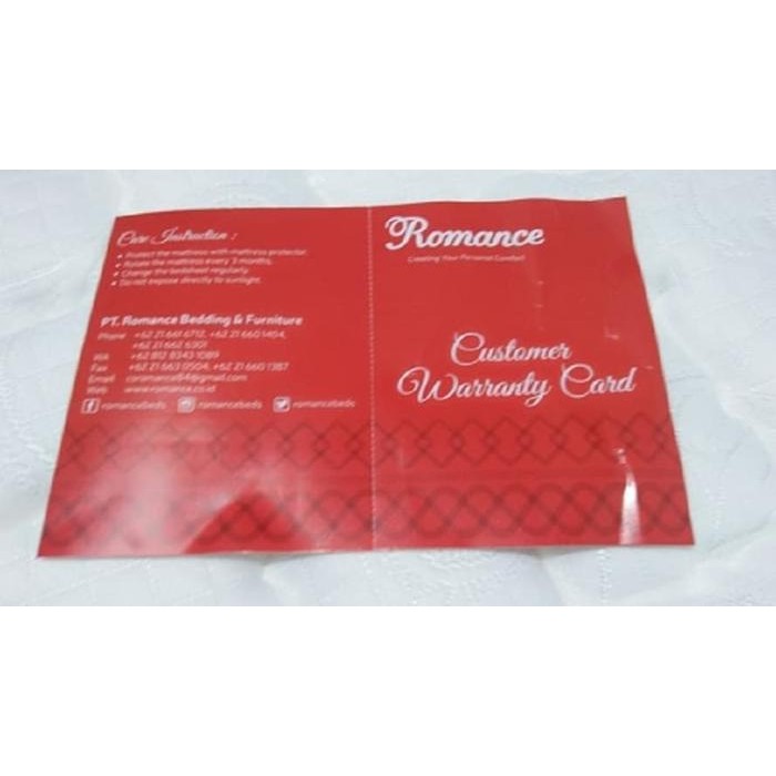 Spring Bed Romance Perfecto Pillow Top Latex 160X200 Hb Romeo Full Set