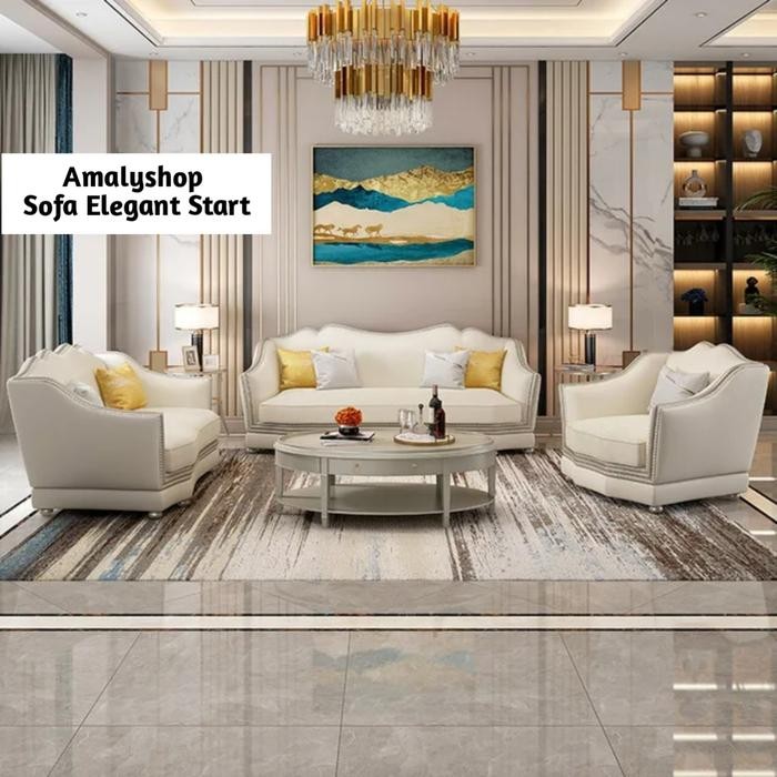 Sofa 321 Retro Sofa Modern Mewah Kursi Tamu Nimalis Sofa Santai