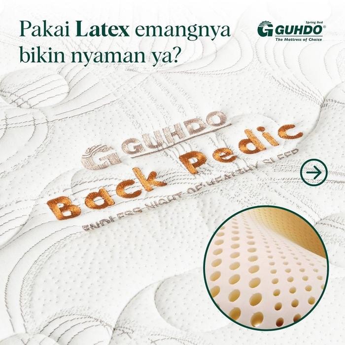 Guhdo Springbed Latex Back Pedic - 180X200 - Fullset Legacy / Venetian