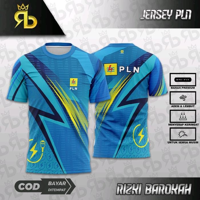 SIAPKIRIM JERSEY PLN PENDEK/KAOS OLAHRAGA/KAOS RUNNING SPORT / kaos santai / kaos lapangan Baju