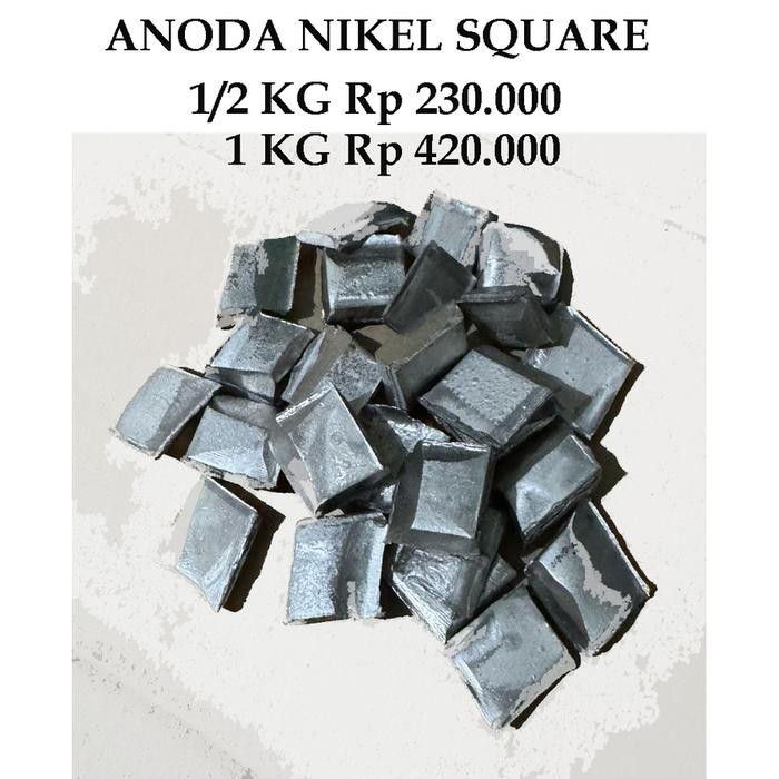 Anoda Nikel Kotak Anode Nickel Square