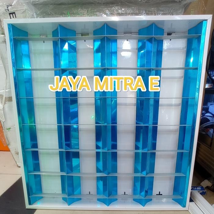 Kap Lampu TL RM 4x18 Rumah Lampu TL LED 60cm
