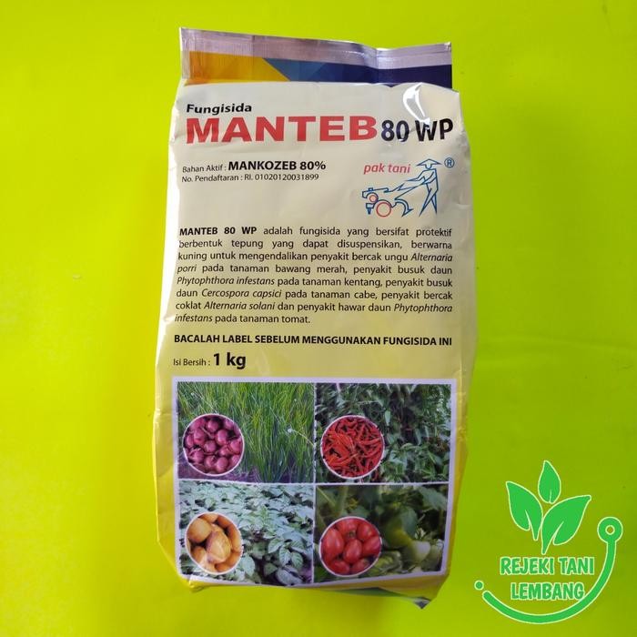 Fungisida Manteb 80 Wp Pak Tani 1 Kg
