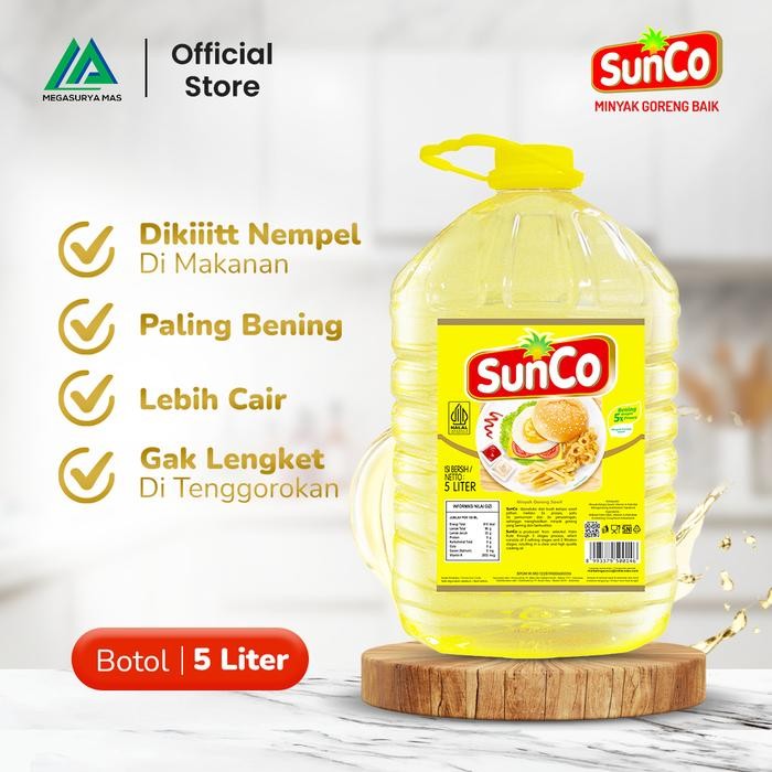 

Sunco Minyak Goreng Botol 5L -Gratisongkir