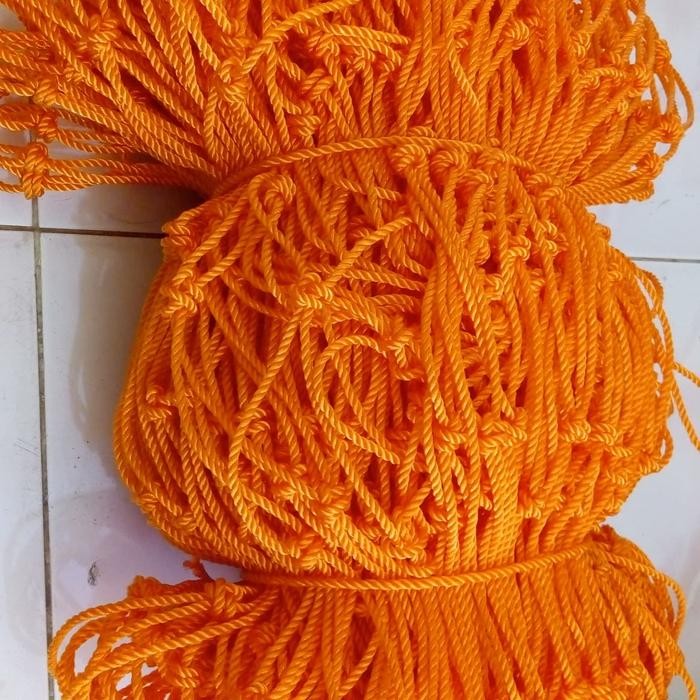 jaring tutup bak truk sampah bahan tali 4 mili lubang 14 cm uk 4mx6m