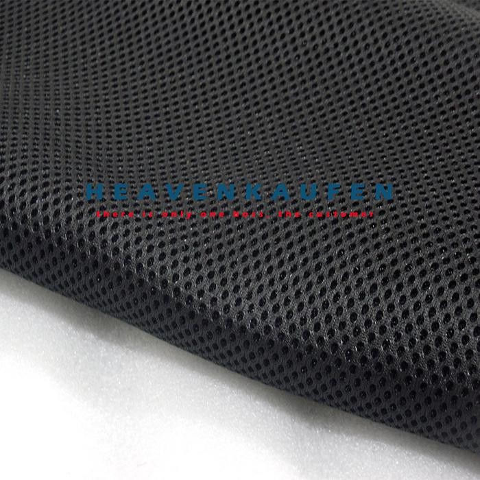 Kain Jala Jaring Busa Double Mesh / Mesh Sandwich Warna Hitam Harga Per Meter