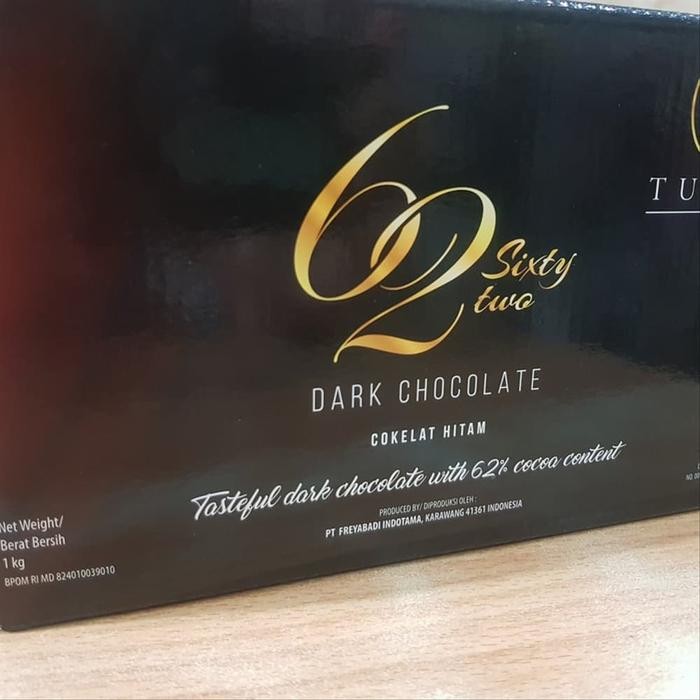 

Tulip Couverture Dark Chocolate Cokelat Koverture Mudah Leleh 62% 1Kg