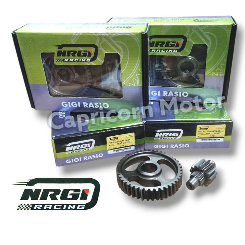 GIGI RASIO KECIL RACING GARDAN BEAT KARBU LAMA OLD GEARBOX SUSUN NRGI Racing