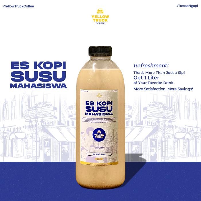 

Es Kopi Mahasiswa (Susu) 1 Liter Fresh By Yellow Truck Coffee #Gratisongkir #Sale #Discount