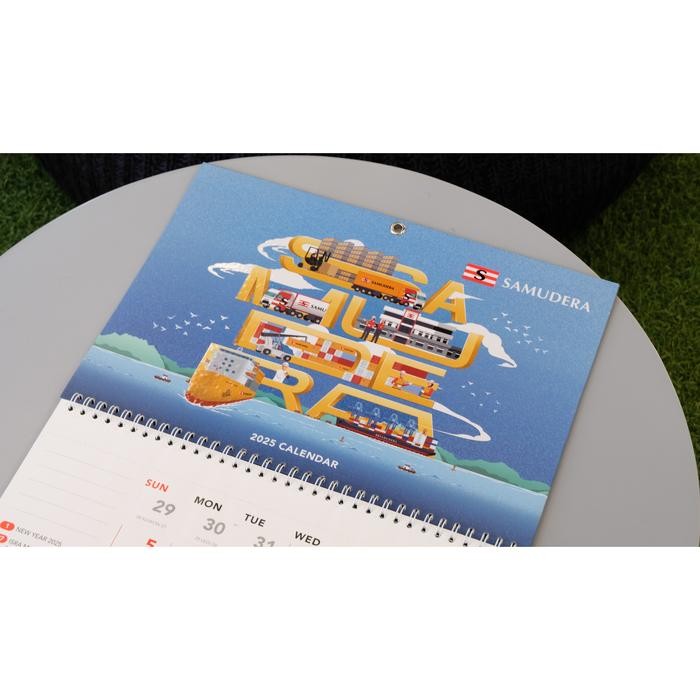 

Kalender Dinding 2025 Samudera Edisi Papercraft